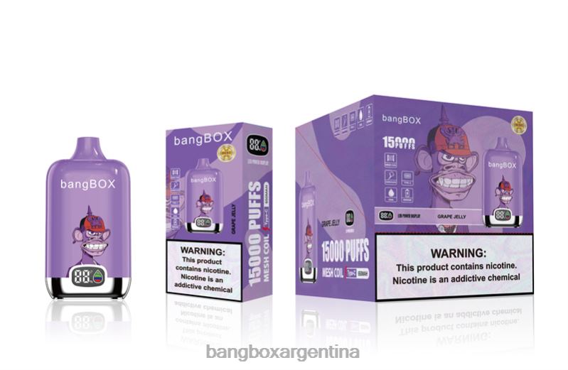 Bang Box Argentina 42VDP49 gelatina de uva | Bang Box 15000 bocanadas