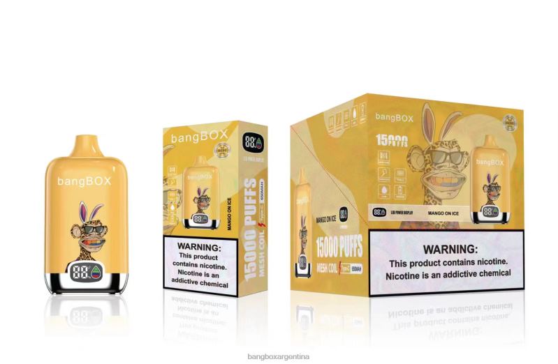 Bang Box Puffs 42VDP48 mango en hielo | Bang Box 15000 bocanadas