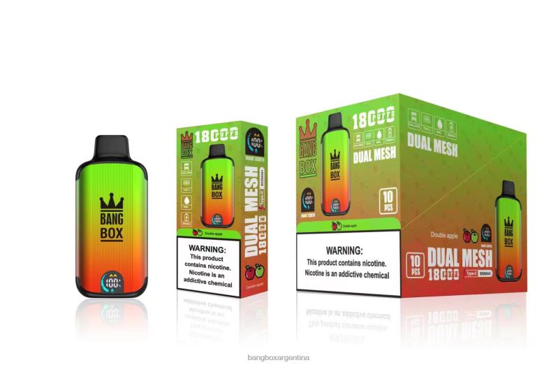 Bang Box Argentina 42VDP93 manzana doble | Bang Box 18000 bocanadas