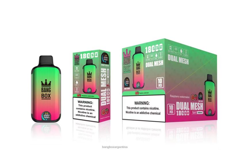 Bang Box Argentina 42VDP97 sandía frambuesa | Bang Box 18000 bocanadas