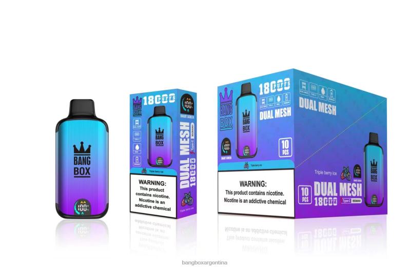 Bang Box Precio 42VDP95 hielo de triple baya | Bang Box 18000 bocanadas