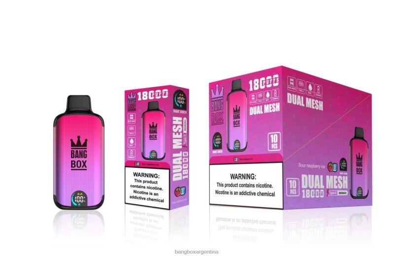 Bang Box Vape 42VDP98 hielo de frambuesa agria | Bang Box 18000 bocanadas