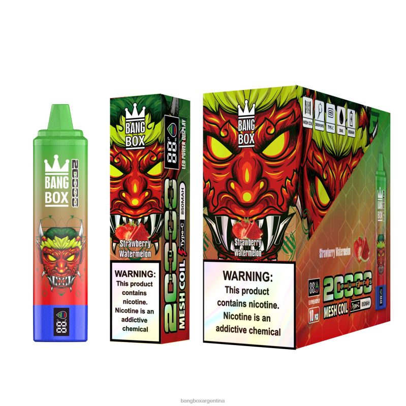 Bang Box Puffs 42VDP52 sandia fresa | Bang Box Pantalla inteligente de 20000 inhalaciones