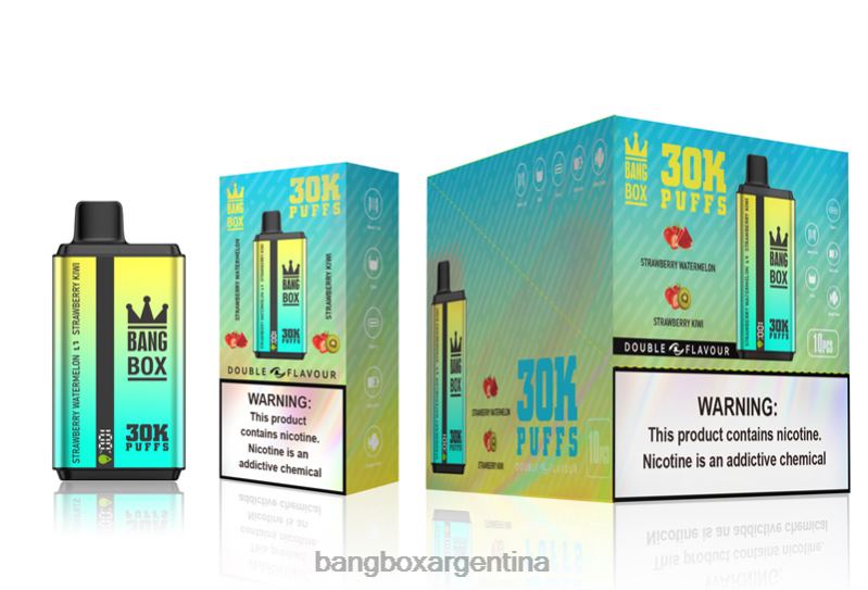 Bang Box Puffs 42VDP64 sandía fresa y kiwi fresa | Bang Box 30000 inhalaciones de dos sabores.