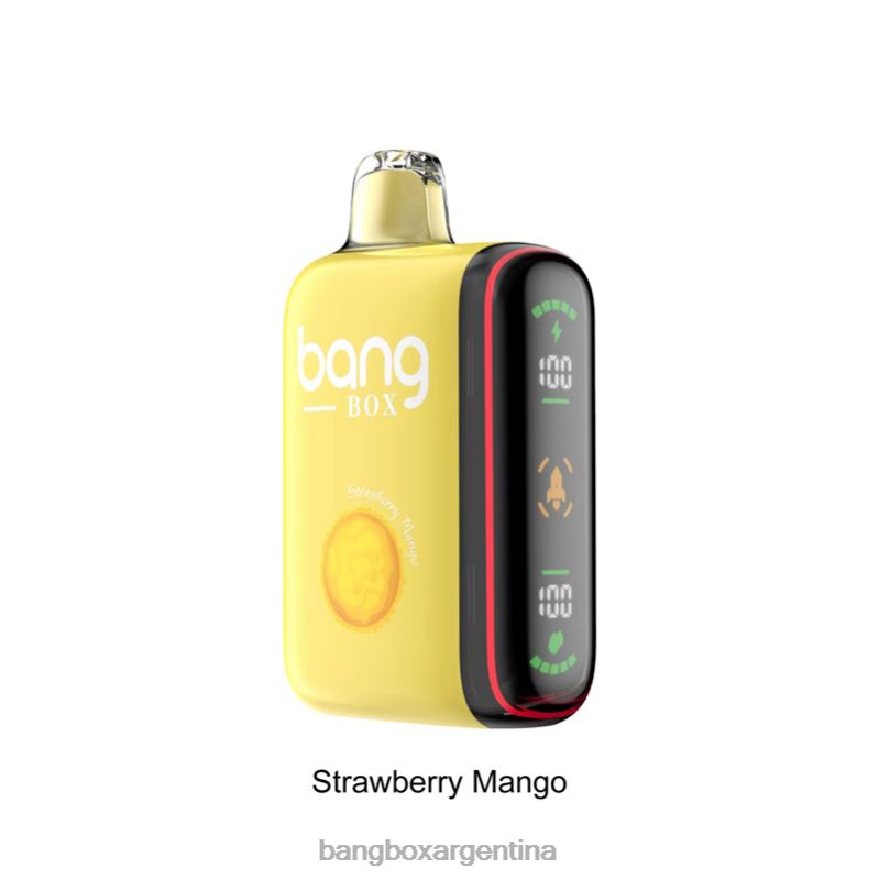 Bang Box Precio 42VDP35 mango fresa | Bang Box Pantalla de potencia inteligente de 9000-18000 inhalaciones