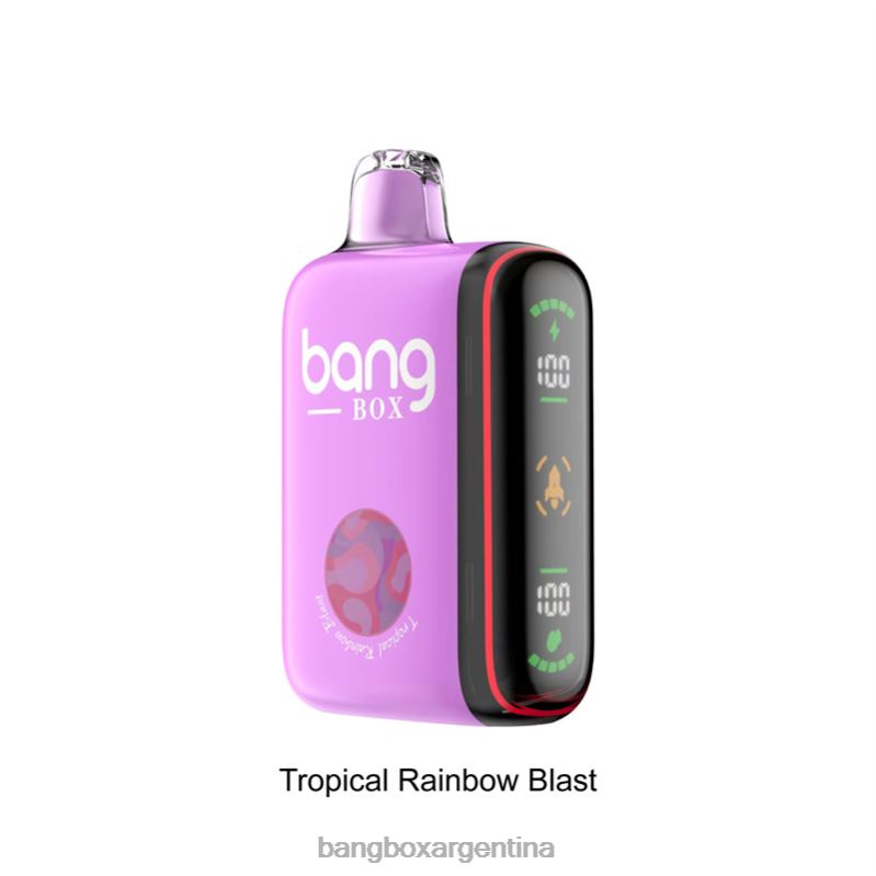 Bang Box Puffs 42VDP36 explosión del arco iris tropical | Bang Box Pantalla de potencia inteligente de 9000-18000 inhalaciones