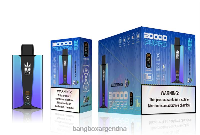Bang Box Precio 42VDP79 hielo de arándanos | Bang Box Pantalla inteligente de 30000 inhalaciones