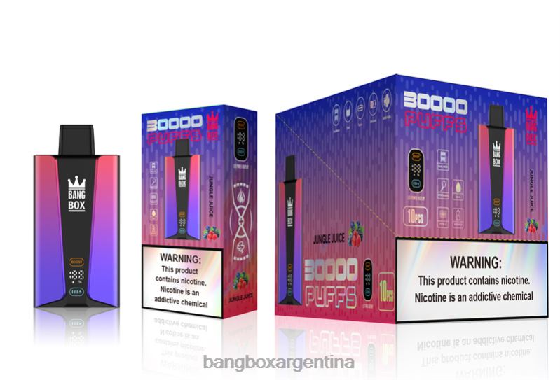 Bang Box Vape 42VDP78 jugo de la selva | Bang Box Pantalla inteligente de 30000 inhalaciones