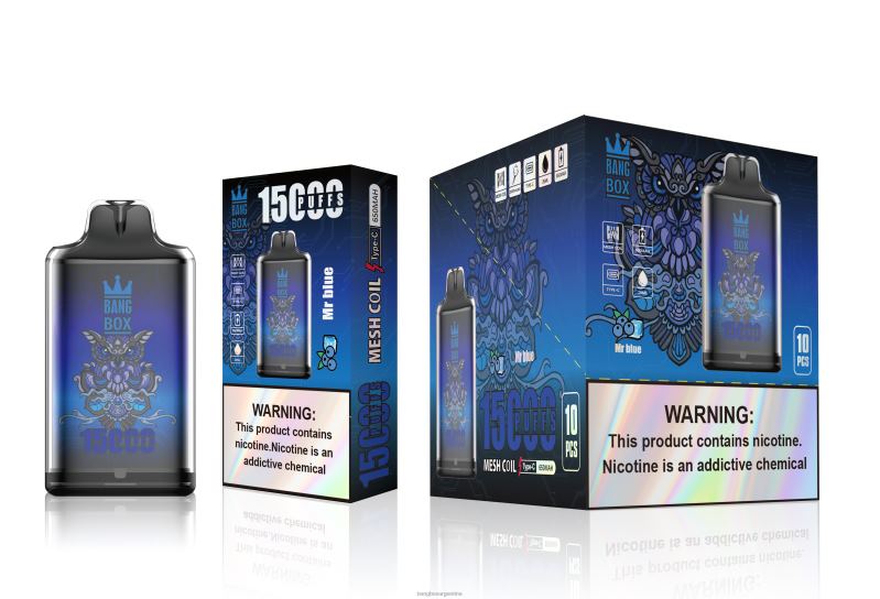 Bang Box Argentina 42VDP109 señor azul | Bang Box s1-15000 bocanadas