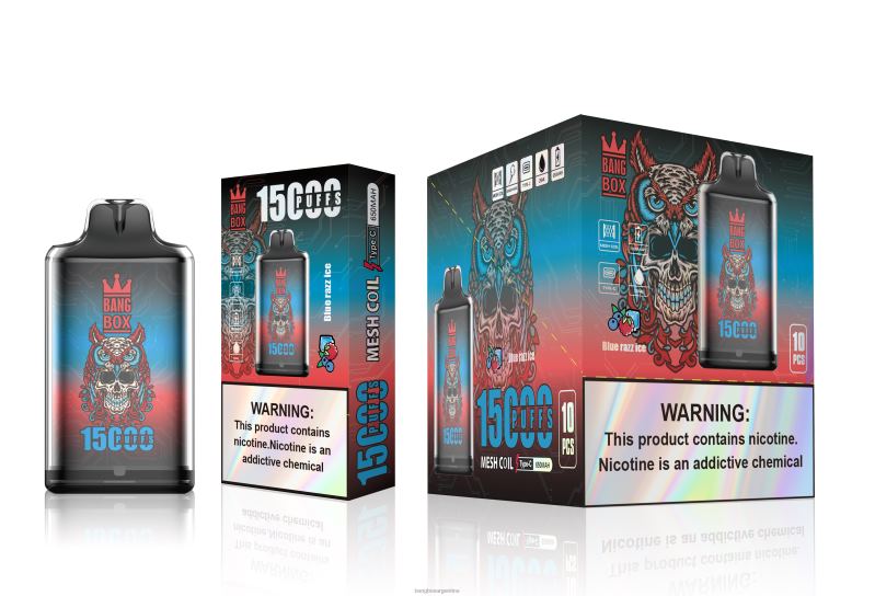 Bang Box Puffs 42VDP108 hielo azul | Bang Box s1-15000 bocanadas