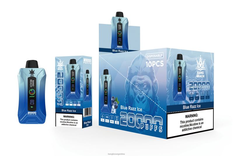 Bang Box Precio 42VDP11 hielo azul | Bang Beach vape elegante de la pantalla de 20000 soplos